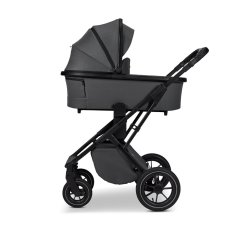 Dvojkombinácia kočíka Moon PIÚ 2025 Black matt