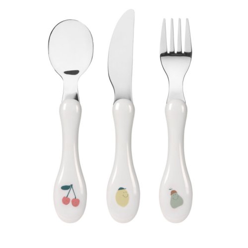 Dětský příbor 3pcs Lässig Garden/Little 2025 - Varianta: LÄSSIG Cutlery 3pcs Garden Explorer