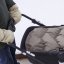 Zimní rukavice Voksi na kočárek 2025 - Varianta: Voksi Stroller Mittens black light grey