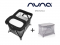 Cestovní postýlka Nuna SENA s přebalovacím pultem 2022 + moskytiéra - Barevné varianty Nuna: Caviar