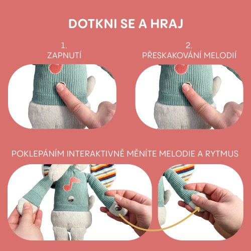 Plyšový Zopa interaktivní parťák 2025