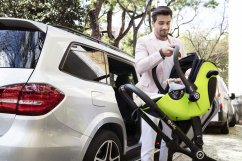 Autosedačka Kiddy EVOLUNA i-size 2 + Isofix základna 2023 - Grey Melánge Icy Grey
