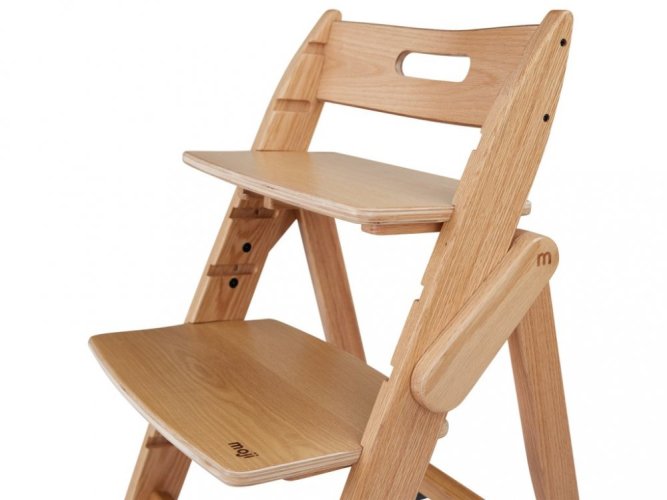Vysoká stolička z prírodného dreva ABC DESIGN Yippy Trunk Moji 2024