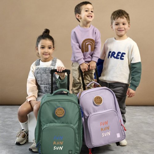 Dětský kufr LÄSSIG Trolley Little Gang 2026 - Varianta: dark green
