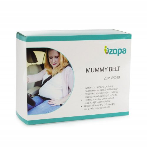Pás pro těhotné do auta Zopa MUMMY BELT 2023 - Black
