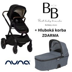 Dvojčatový/súrodenecký kočík Nuna DEMI Grow 2023 - Limitovaná kolekcia + Hlboká korba Aspen ZADARMO