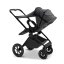 Trojkombinace kočárku Moon PIÚ Kombi set 2025 Black matt