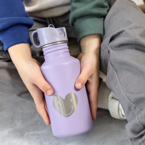 Nerezová láhev Lässig LITTLE GANG 2025 - Varianta: LÄSSIG Bottle Stainless Steel Little Gang 2025 heart lilac