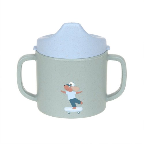 LÄSSIG Sippy Cup PP/Cellulose Tiny Team cat - Varianta: LÄSSIG Sippy Cup PP/Cellulose Tiny Team cat