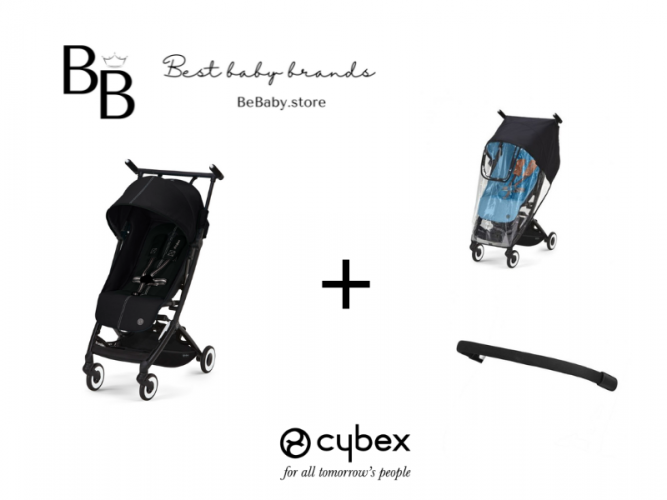 Výhodný set Cybex sportovního kočíka Libelle + madlo + pláštenka 2023