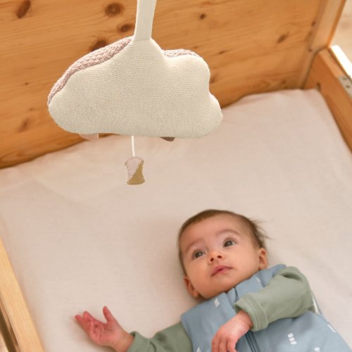 LÄSSIG Knitted Musical 2024 Little Universe Moon rust