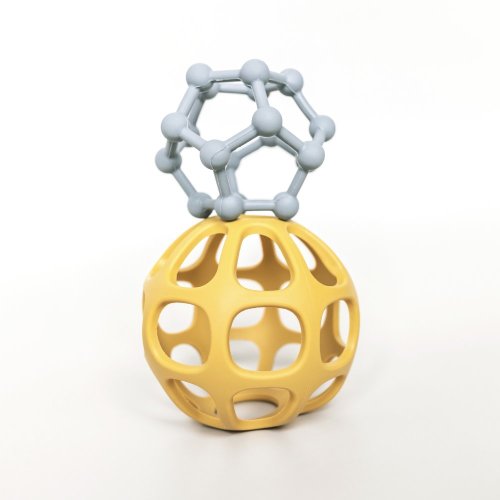 Silikonové kousátko ROUND 2025 - Varianta: Mustard Yellow