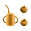 Silikonový hrníček Zopa 2v1 2025 - Varianta: Mustard Yellow