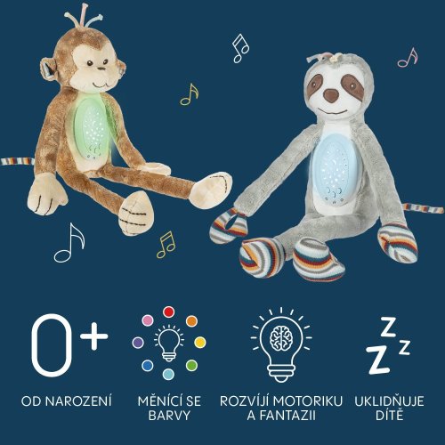 Plyšový Zopa usínáček s projektorem a melodiemi 2025