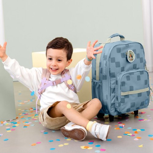 Dětský kufr LÄSSIG Trolley Little Gang 2026 - Varianta: dark green