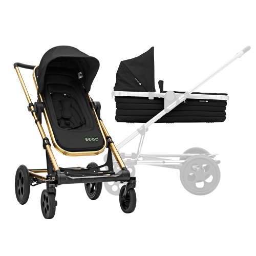 Trojkombinace kočárku Britax/Römer SEED PAPILIO COPPER 2020 - Varianta: Black/Black