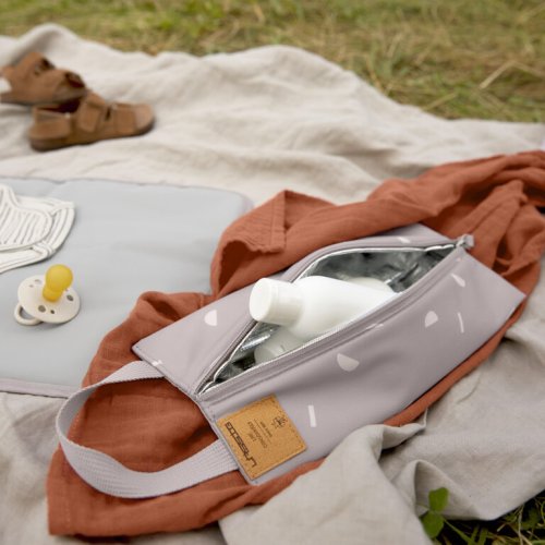 Funkční izolovaný sáček Lässig POUCH 2024 - Varianta: LÄSSIG Casual Insulated Pouch 2024 Blocks taupe