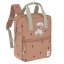 Mini batůžek Lässig HAPPY PRINTS 2025 - Varianta: LÄSSIG Mini Square Backpack Happy Prints caramel