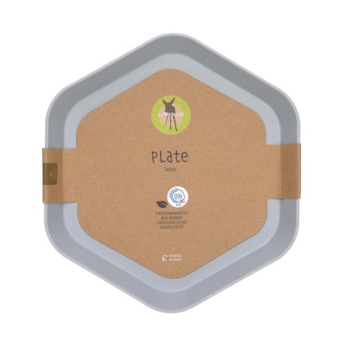 Dětský talířek Lässig Geo 2023 - Varianta: LÄSSIG Plate Geo 2023 grey-blue