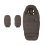 Zimný set Nuna Fusak + rukavice 2025 - Varianta: Nuna winter stroller set footmuff & gloves w/bag thunder