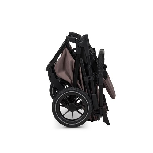 Dvojkombinace kočárku Moon PIÚ Extra set 2025 - Black matt