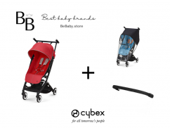 Výhodný set Cybex sportovního kočíka Libelle + madlo + pláštenka 2023