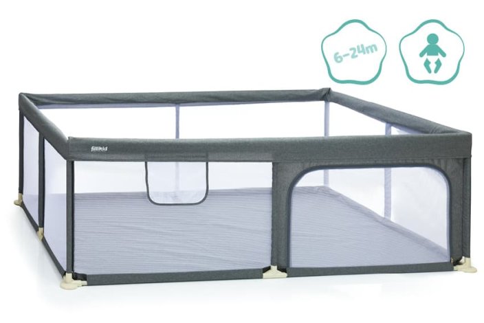 Fillikid Ohrádka Rio XL grey