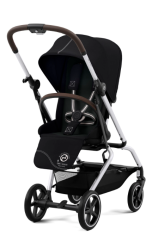 Set športového kočíka Cybex EEZY S TWIST + 2 SLV 2023 + cestovná taška - Moon Black
