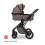 Dvojkombinace kočárku Moon PIÚ 2025 Black matt - Varianta: ANTHRA