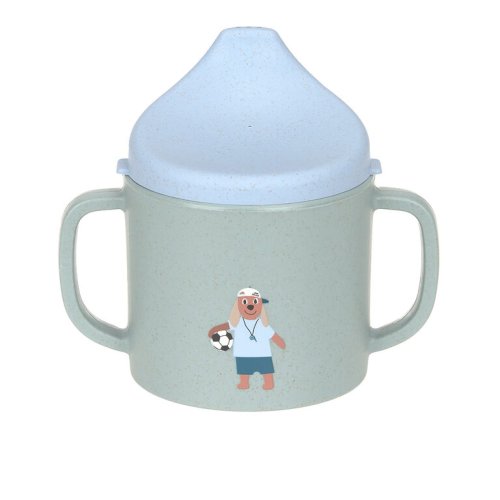 LÄSSIG Sippy Cup PP/Cellulose Tiny Team cat - Varianta: LÄSSIG Sippy Cup PP/Cellulose Tiny Team cat
