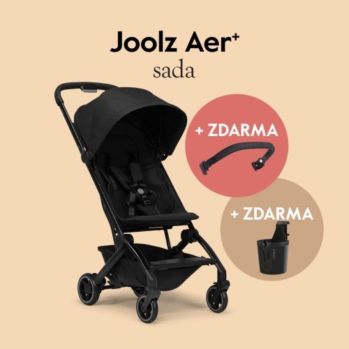 Sportovní kočárek Joolz AER+  SADA madlo a držadlo na nápoj ZDARMA - Varianta: AER+ kočárek | Forest green l SADA madlo a držadlo na nápoj