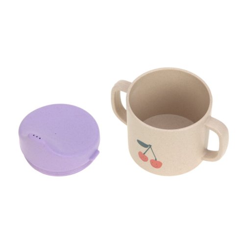 LÄSSIG Sippy Cup PP/Cellulose Tiny Team cat - Varianta: LÄSSIG Sippy Cup PP/Cellulose Tiny Team cat