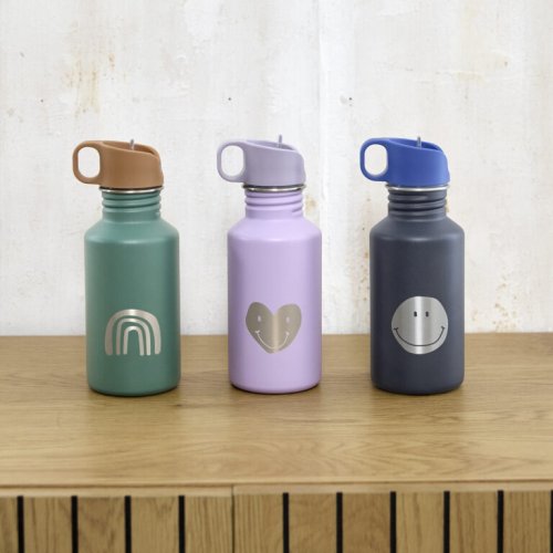 Nerezová láhev Lässig LITTLE GANG 2025 - Varianta: LÄSSIG Bottle Stainless Steel Little Gang 2025 heart lilac