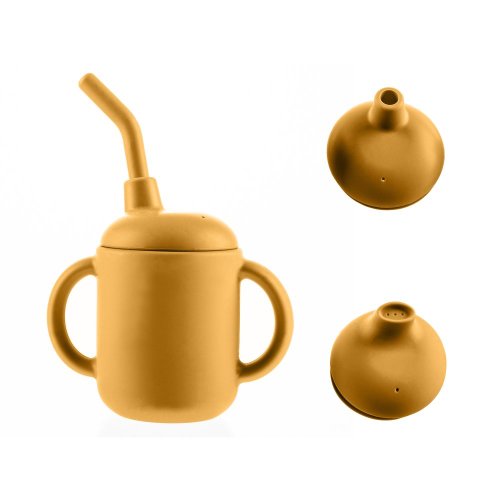 Silikonový hrníček Zopa 2v1 2025 - Varianta: Mustard Yellow