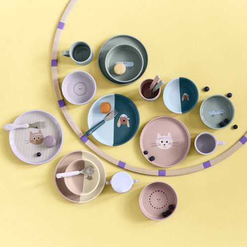 LÄSSIG Plate PP/Cellulose Tiny Team cat - Varianta: LÄSSIG Plate PP/Cellulose Tiny Team cat