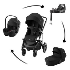 Set kočárek Smile 5Z + hluboká korba + autosedačka Baby-Safe PRO + Vario Base 5Z Classic