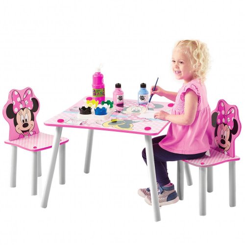 Dětský stůl s židlemi Myška Minnie
