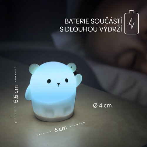 Silikonové závěsné LED světýlko Zopa 2025 - Varianta: Rabbit