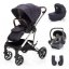 Trojkombinace kočárku Zopa QUEST + adaptéry 2023 - Varianta: Vulcan Black/Silver