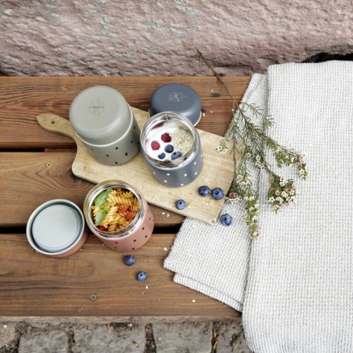 Termoska na jídlo Lässig HAPPY PRINTS 2025 - Medium - Varianta: LÄSSIG Food Jar Medium Happy Prints caramel