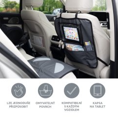 Ochrana sedadla pod autosedačku s vreckom na tablet umývateľná Zopa 2025