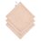 Muslin/Terry Washcloth Set 3 pcs dots peach rose