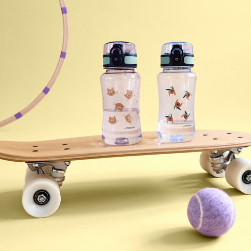 LÄSSIG Drinking Bottle Tiny Team cat - Varianta: LÄSSIG Drinking Bottle Tiny Team cat