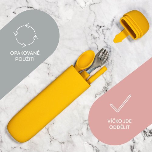 Silikonové pouzdro na příbor Zopa 2025 - Varianta: Forest Green