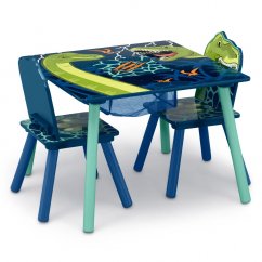 Detský stôl so stoličkami T-REX