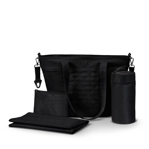 Trojkombinace kočárku Moon PIÚ Maxi set s bází 2025 - Black matt - Varianta: Black matt - TONKA