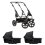 Set Tfk set duo2 frame 2025 - air chamber wheel + carrycot - Varianta: Tfk set duo2 frame 2025 - air chamber wheel + carrycot black