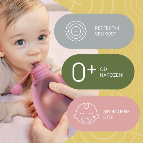 Silikonová plnitelná kapsička na dětskou stravu Zopa 2025