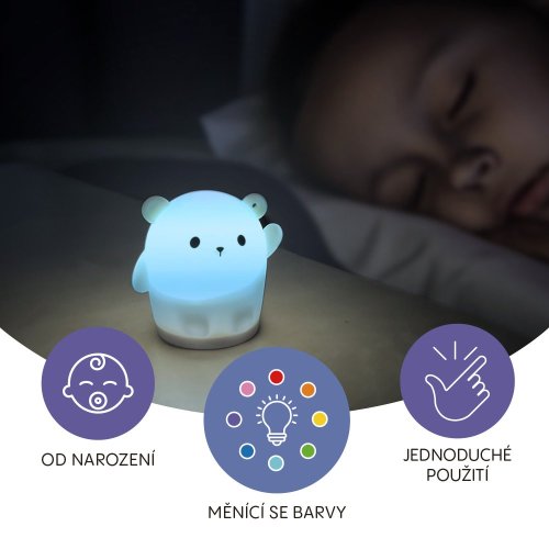 Silikonové závěsné LED světýlko Zopa 2025 - Varianta: Rabbit