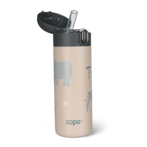 Termoska Zopa na tekutiny s brčkem 400 ml - Varianta: Dino